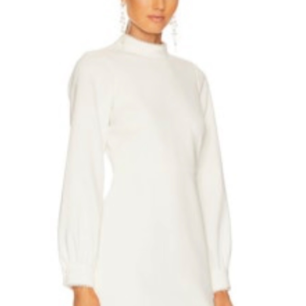 Alexis Cream Long Sleeve Dress M